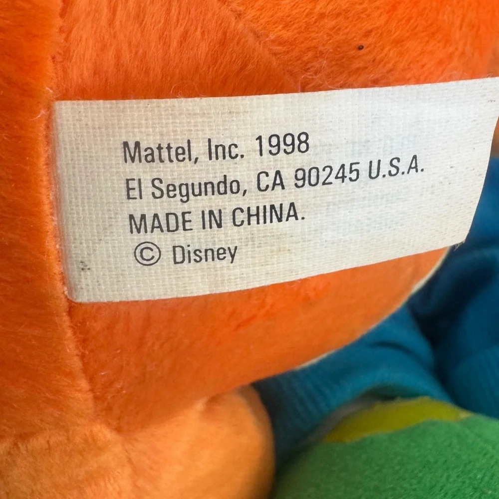 Vintage Disney Tigger Mattel Plush Toy